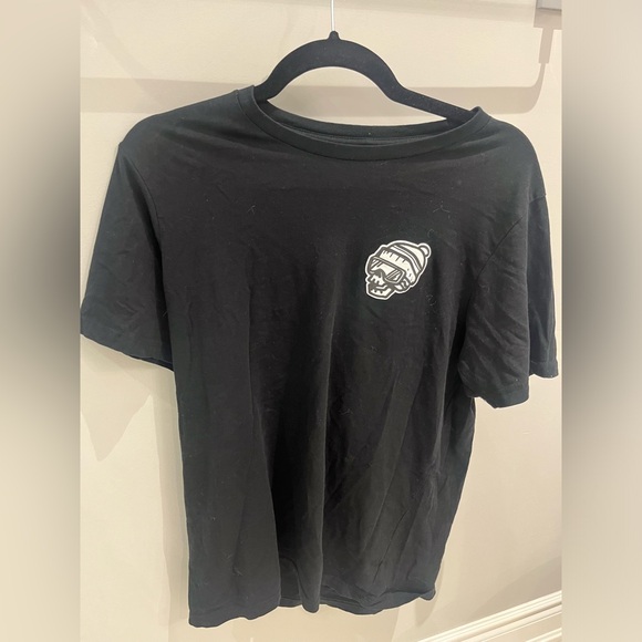 Black skeleton ski shirt base layer - Picture 4 of 6